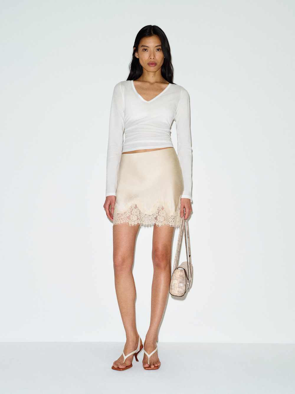 Carolina Silk Mini Skirt | Reformation (Global)