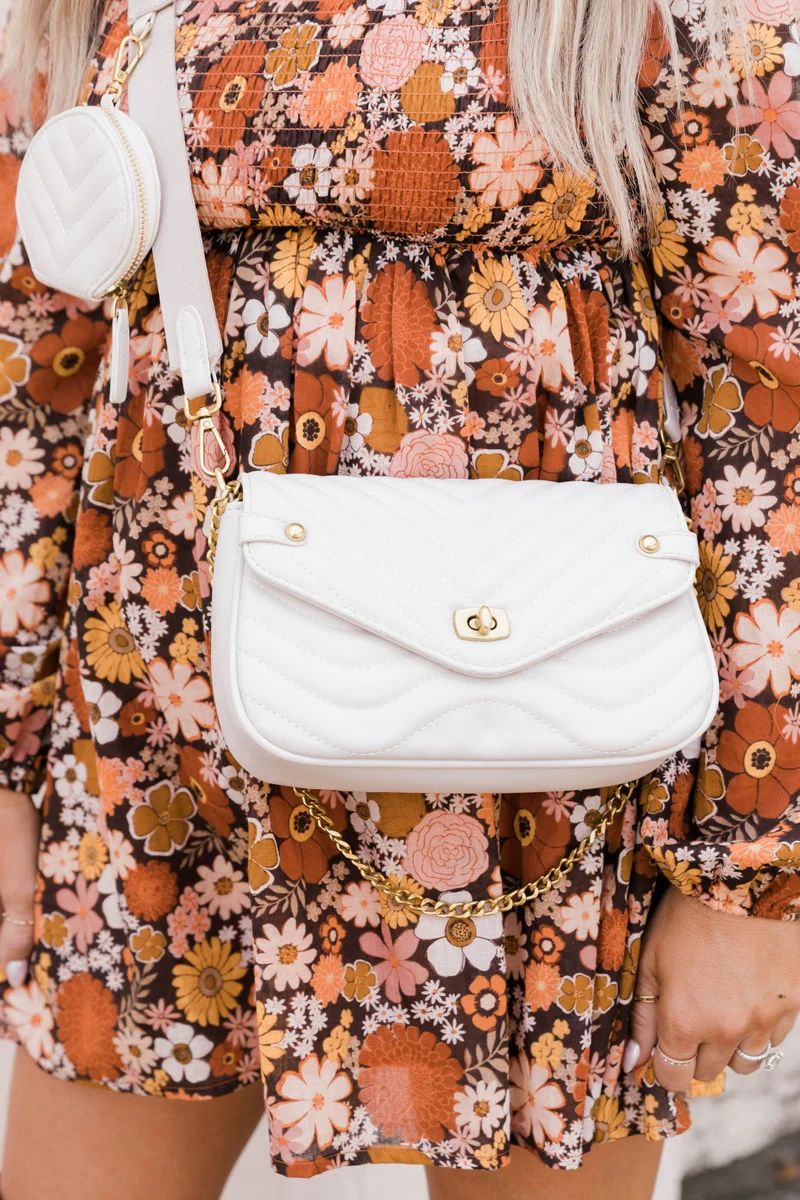 The Boujee Cream Purse - Krista X Pink Lily | Pink Lily