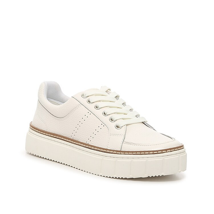 Vince Camuto Rezelli LaceUp Sneaker | Women's | White Leather | Size 9.5 | Sneakers | DSW