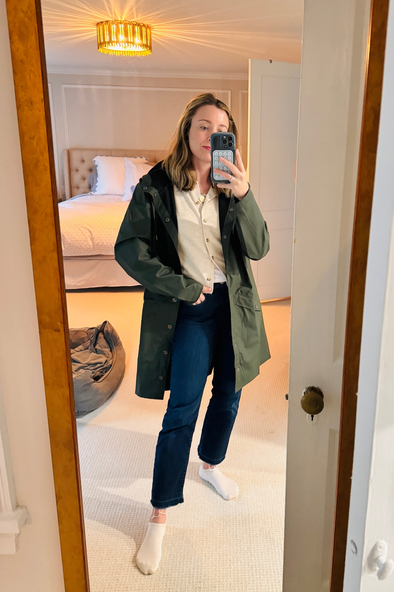 Best raincoat for spring, from RAINS

Wearing size S and the fit is boxy for ideal layering

#LTKstyletip #LTKSeasonal #LTKtravel