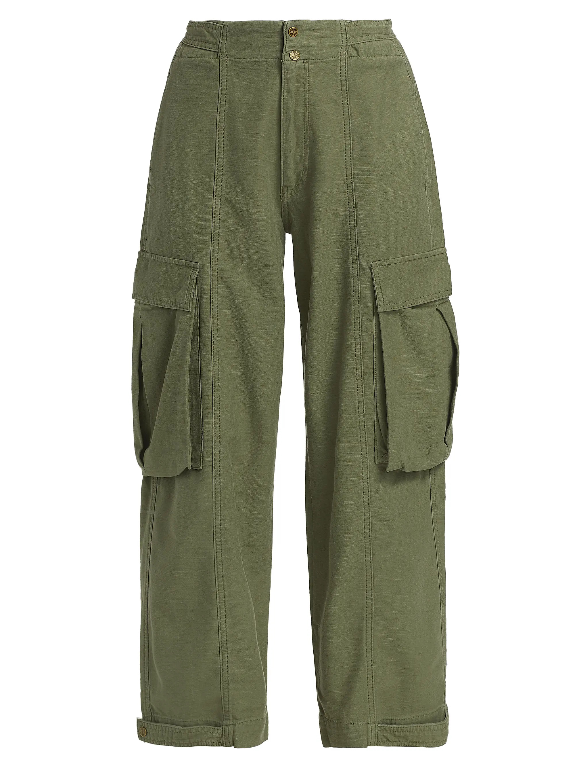 Pleated Wide-Leg Cargo Pants | Saks Fifth Avenue
