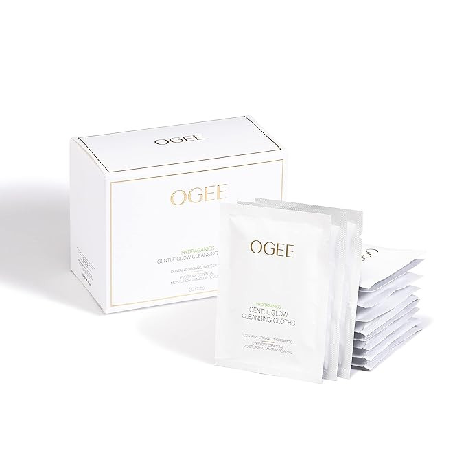 Ogee Women's Gentle Glow Cleansing Cloths (20ct), One Size | Amazon (US)