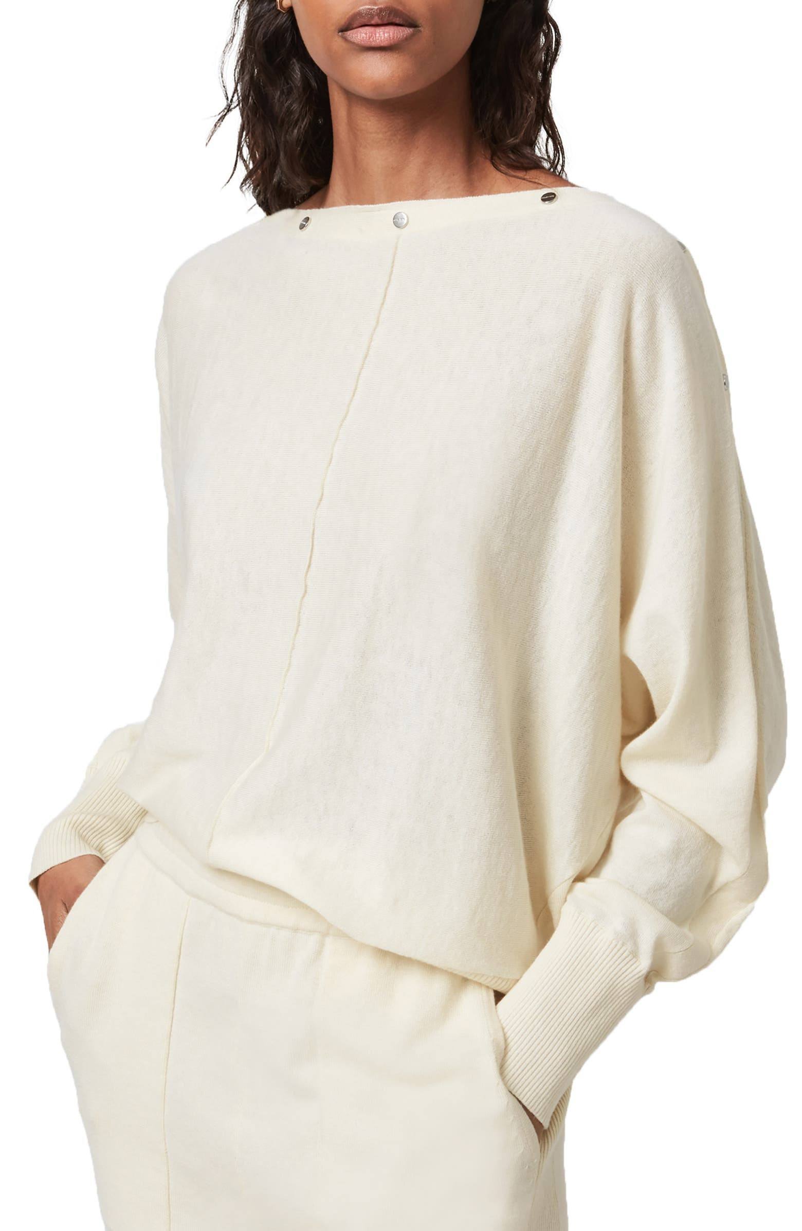 Elle Snap Detail Sweater | Nordstrom | Nordstrom