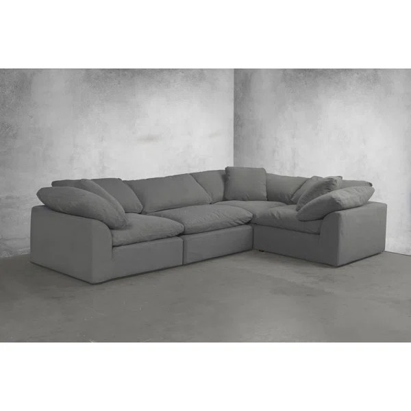 4 - Piece Slipcovered Sectional | Wayfair North America