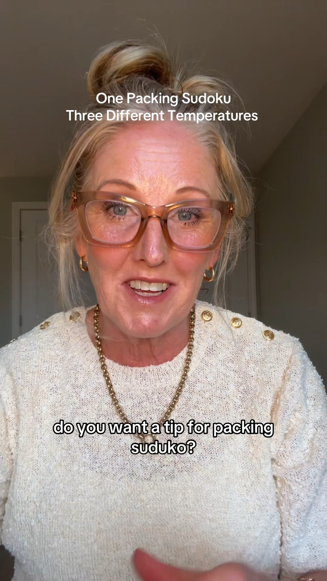 Packing Sudoku: Europe in May. One Grid, Multiple Temperatures. 

The goal of this system is flexibility. With the same core pieces you can adjust for warmer afternoons, cooler mornings, and chilly cities simply by layering strategically.

Featured pieces:
trench jacket • pink cardigan • white tee • black skirt • travel sneakers

Spring travel wardrobe
Packing Sudoku
Capsule travel wardrobe
European travel outfits
Carry-on packing
