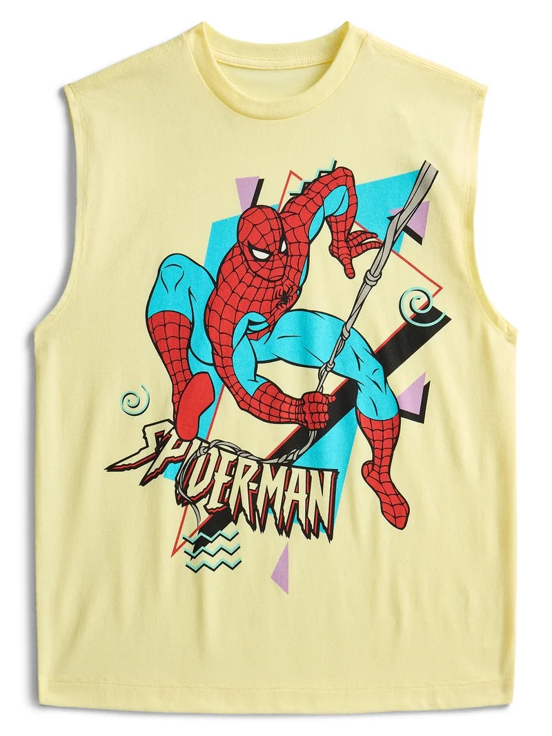 Spider-Man Boys Graphic Muscle Tank Top, Sizes 4-18 | Walmart (US)