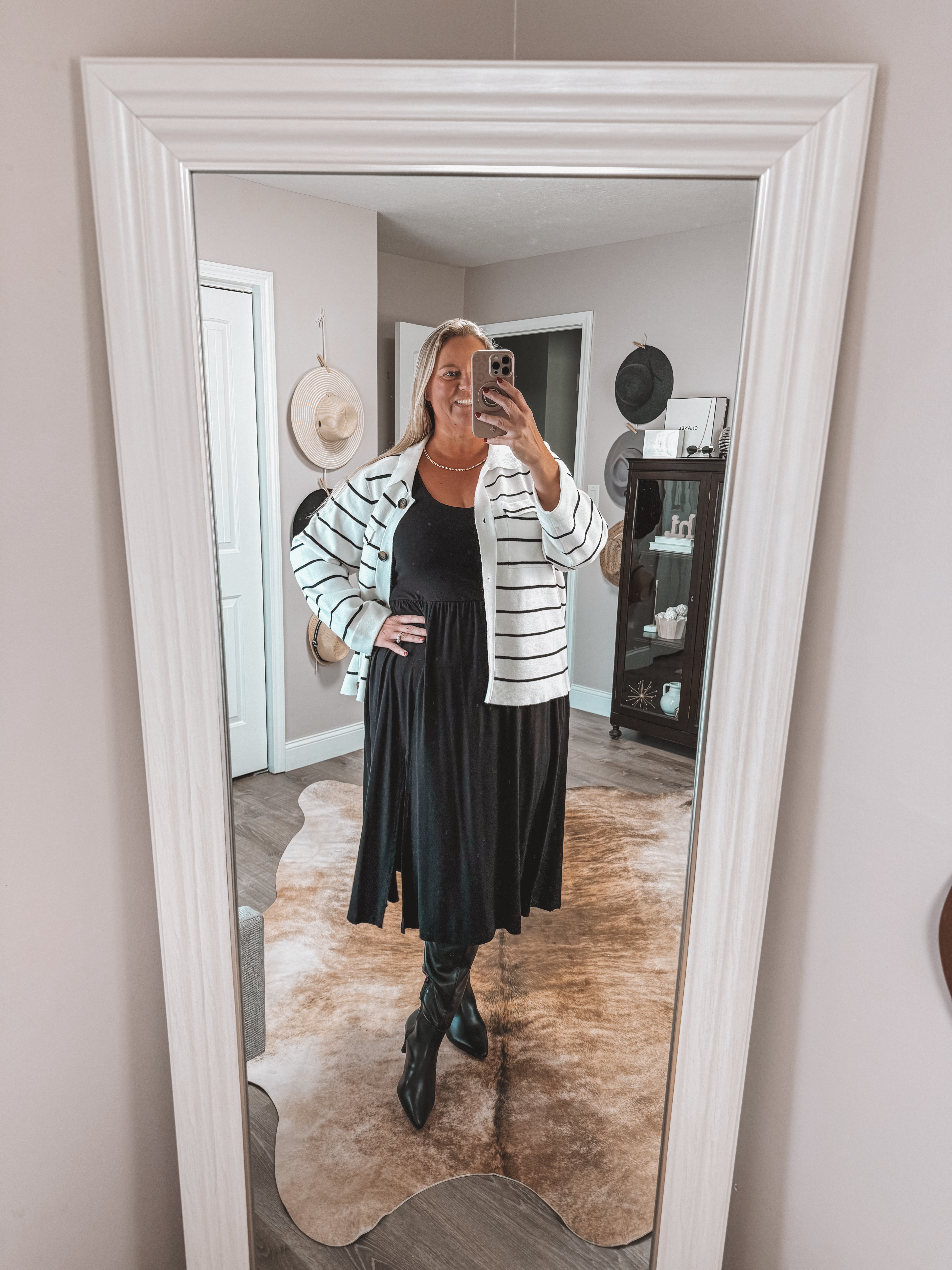 Curvy winter dress outfit for a date night or the office  

#LTKPlusSize #LTKSeasonal #LTKOver40