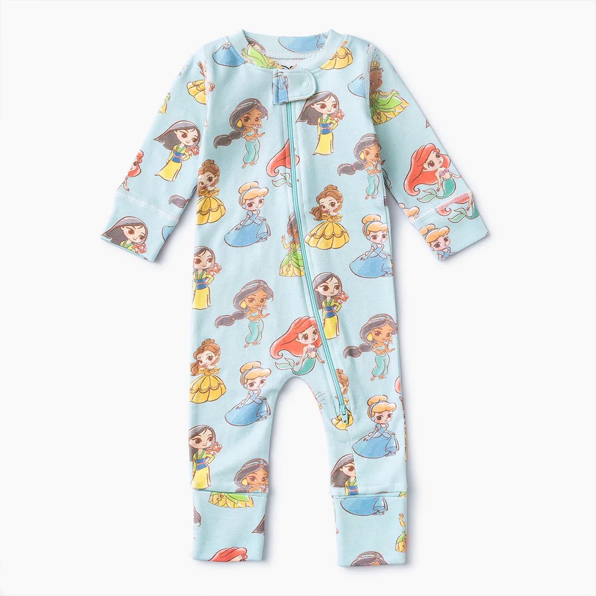 Disney Princess One-Piece Baby Pajamas | Monica + Andy