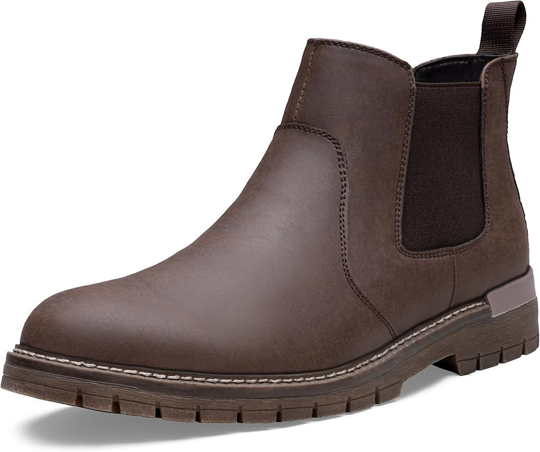 Jousen Men's Boots Casual Mens Slip On Boots Ankle Chelsea Boots for Men | Amazon (US)