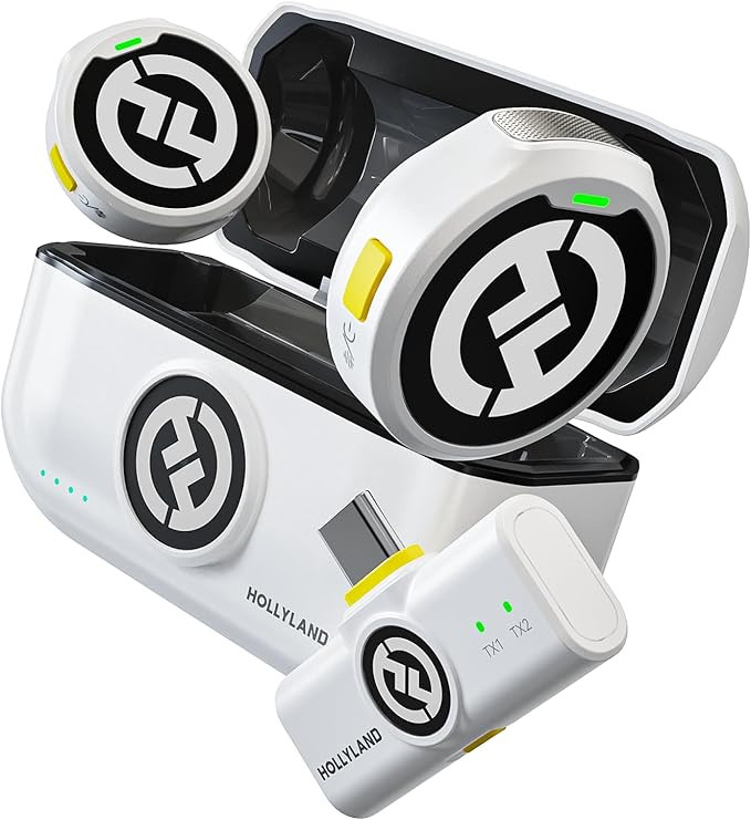 Hollyland Lark M2 Wireless Microphone for iPhone15/16 & Androids, Mini Microphone, 1000ft Range, ... | Amazon (US)