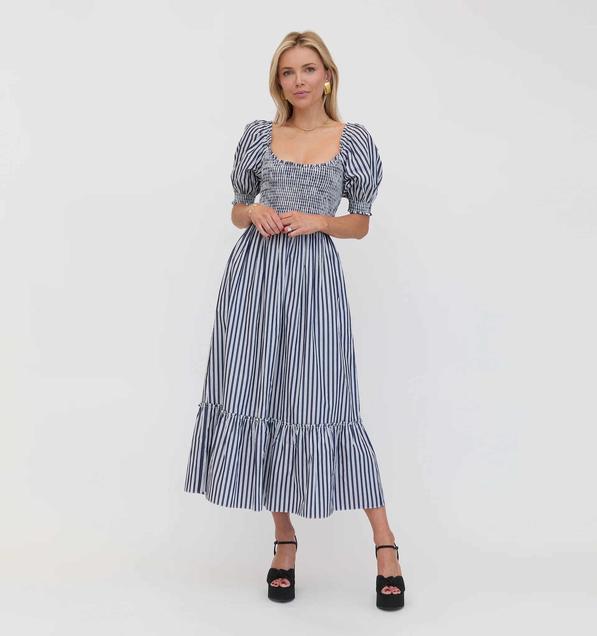 Navy Stripe | Hill House Home US