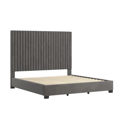 Tufted Upholstered Low Profile Platform Bed | Wayfair North America