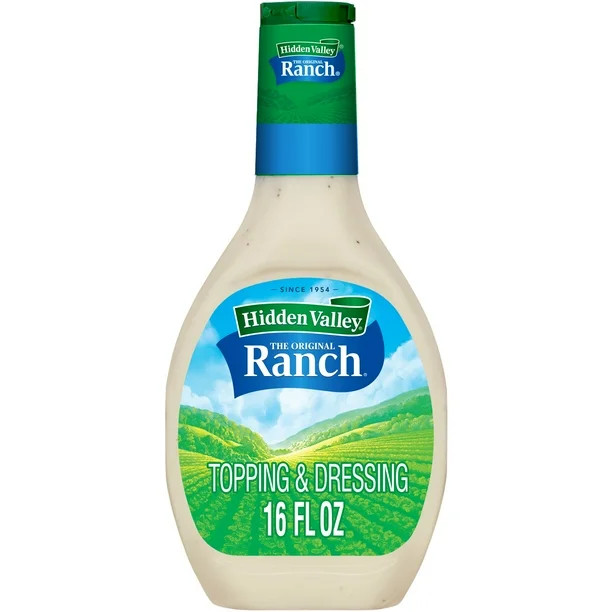 Hidden Valley Original Ranch Salad Dressing & Topping, 16 Ounce Bottle - Walmart.com | Walmart (US)
