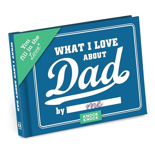 Knock Knock What I Love about Dad Fill in the Love Book Fill-in-the-Blank Gift Journal | Amazon (US)