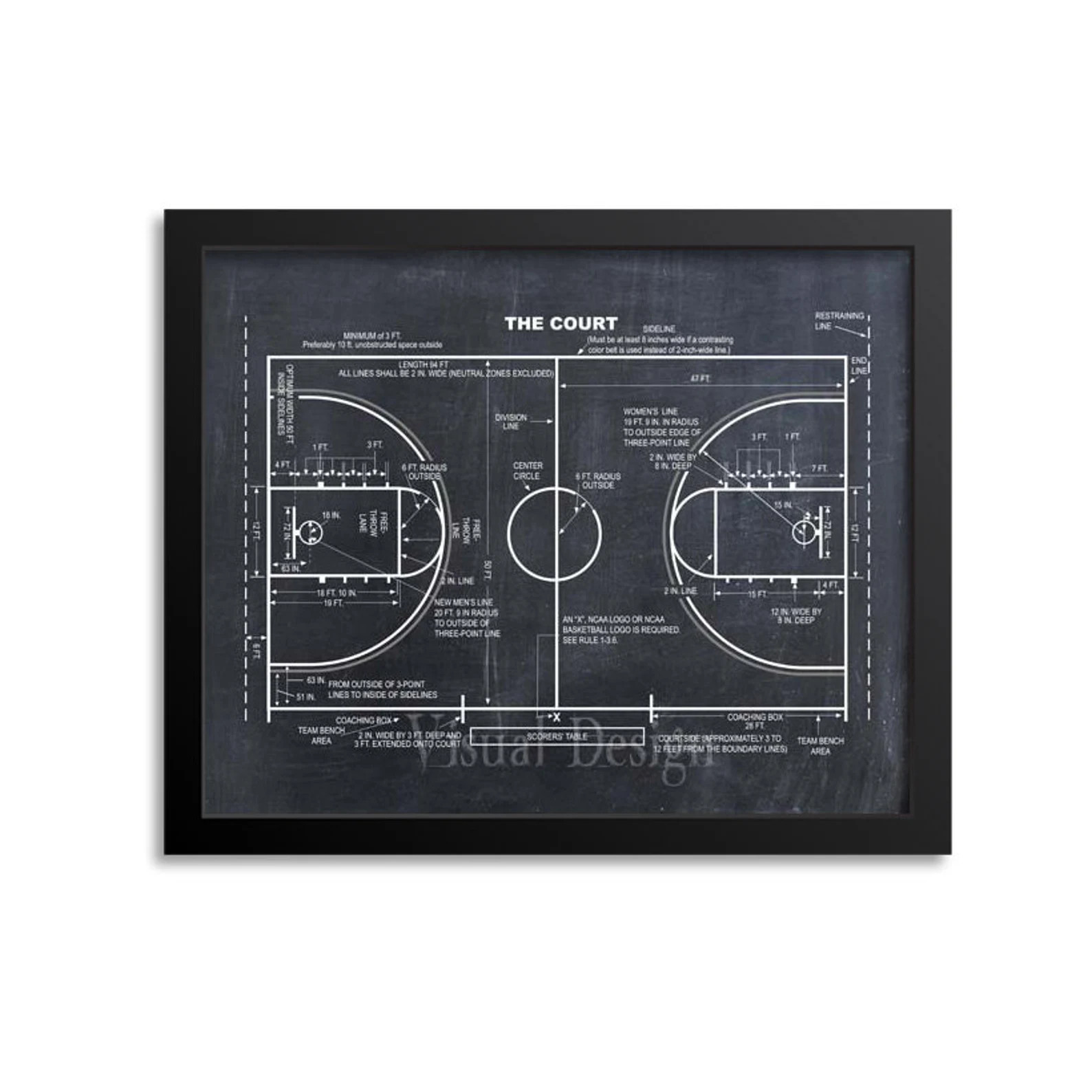 Basketball Coach Gift - Basketball Decor - Basketball Poster - Basketball Blueprint - Basketball ... | Etsy (US)