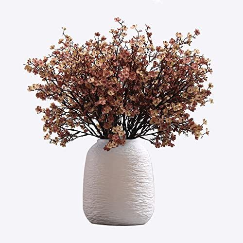 Artificial Flowers - Fake Babys Breath Flowers Gypsophila Bouquet Bulk Real Touch Faux Silk Flowe... | Amazon (US)