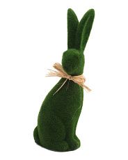 19.5in Mossy Bunny With Bow | TJ Maxx