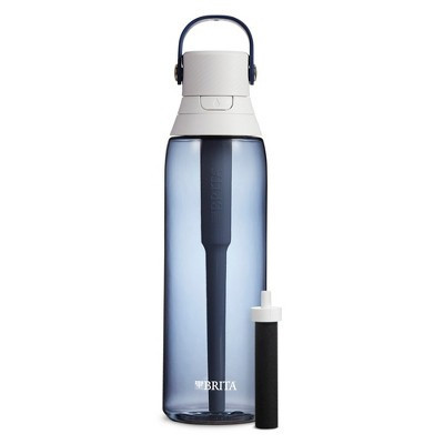Brita Premium 26oz Filtering Water Bottle with Filter - Night Sky: Reusable Plastic, 2-Month Filter Life, 0.25 Purification Time | Target