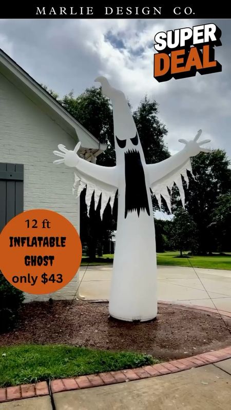 Halloween yard decor | halloween inflatables | 12ft skeleton decor | Amazon finds | Amazon deals | ghost decor | fall decor | halloween | tall inflatables | spooky Halloween decor 

#LTKHalloween #LTKSeasonal #LTKfindsunder50