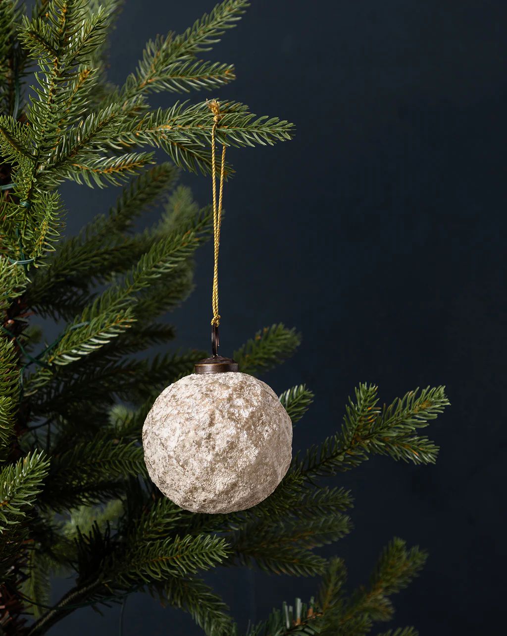 Weathered Round Glass Ornament | McGee & Co.