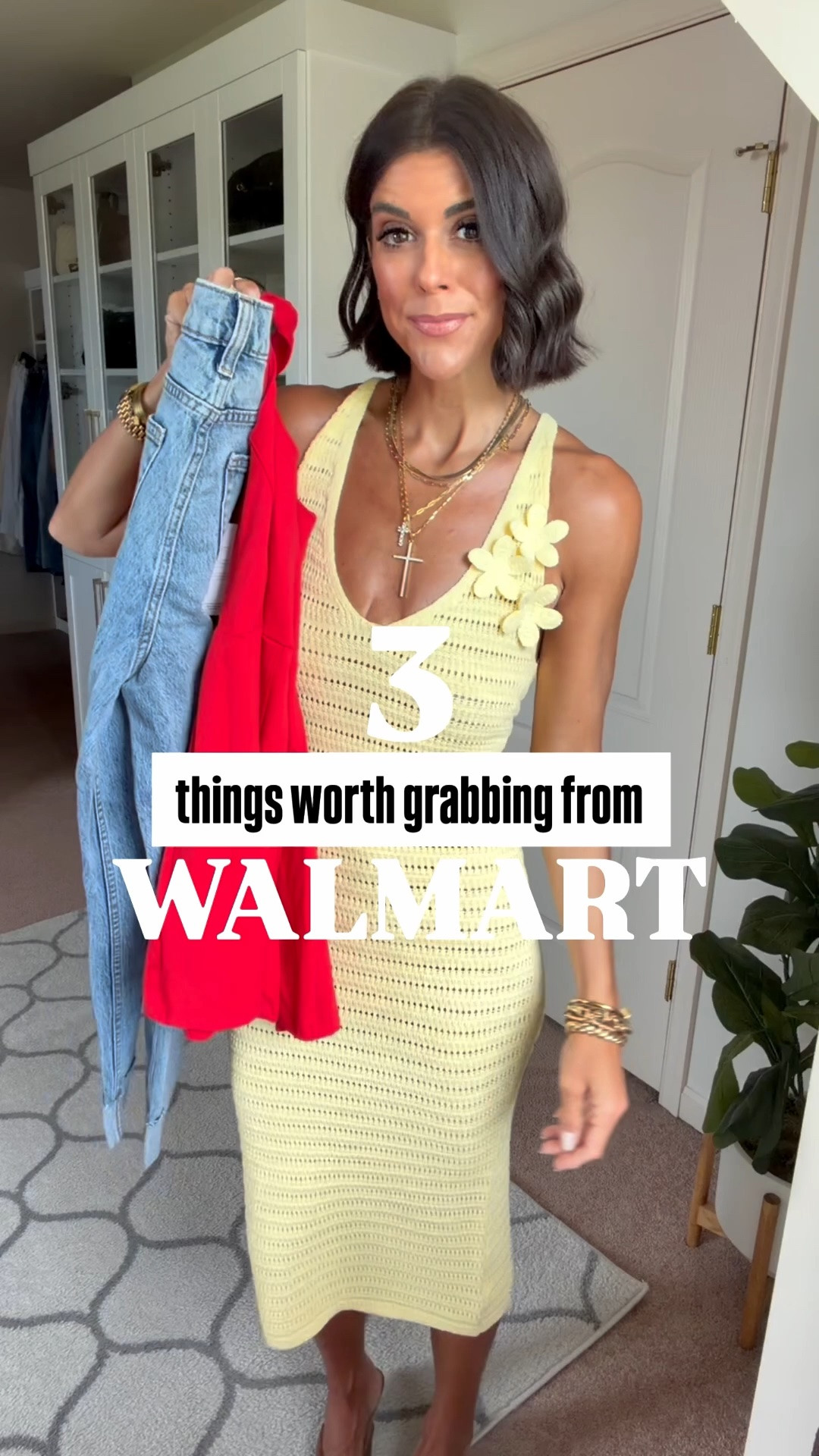3 things worth grabbing from Walmart! I’m 5’5 and in size small in yellow dress, xs in athletic dress, size xs in tank, my true size 0 in jeans.

#LTKgrwm #LTKmomlife #LTKSeasonal