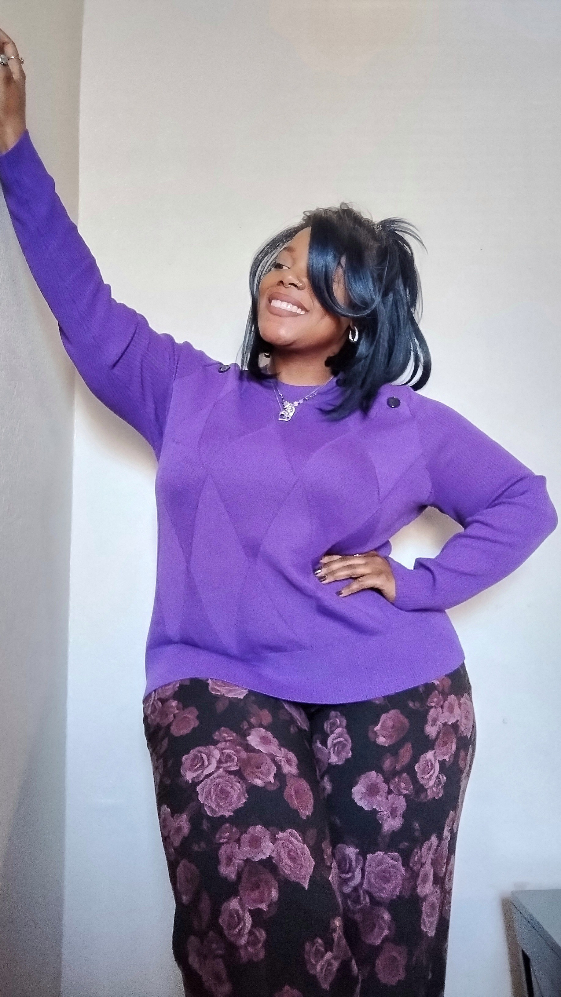 Even as a curvy petite, I've been enjoying oversized clothes this winter season. Sometimes it's nice to wear a slightly looser sweater with semi baggy pants. Of course I try not to overdo it with my body type because I don't want the clothes to swallow me up. This look was super comfy cozy and chic for errand running and the movie.

#LTKootd #LTKselfcare #LTKMidsize