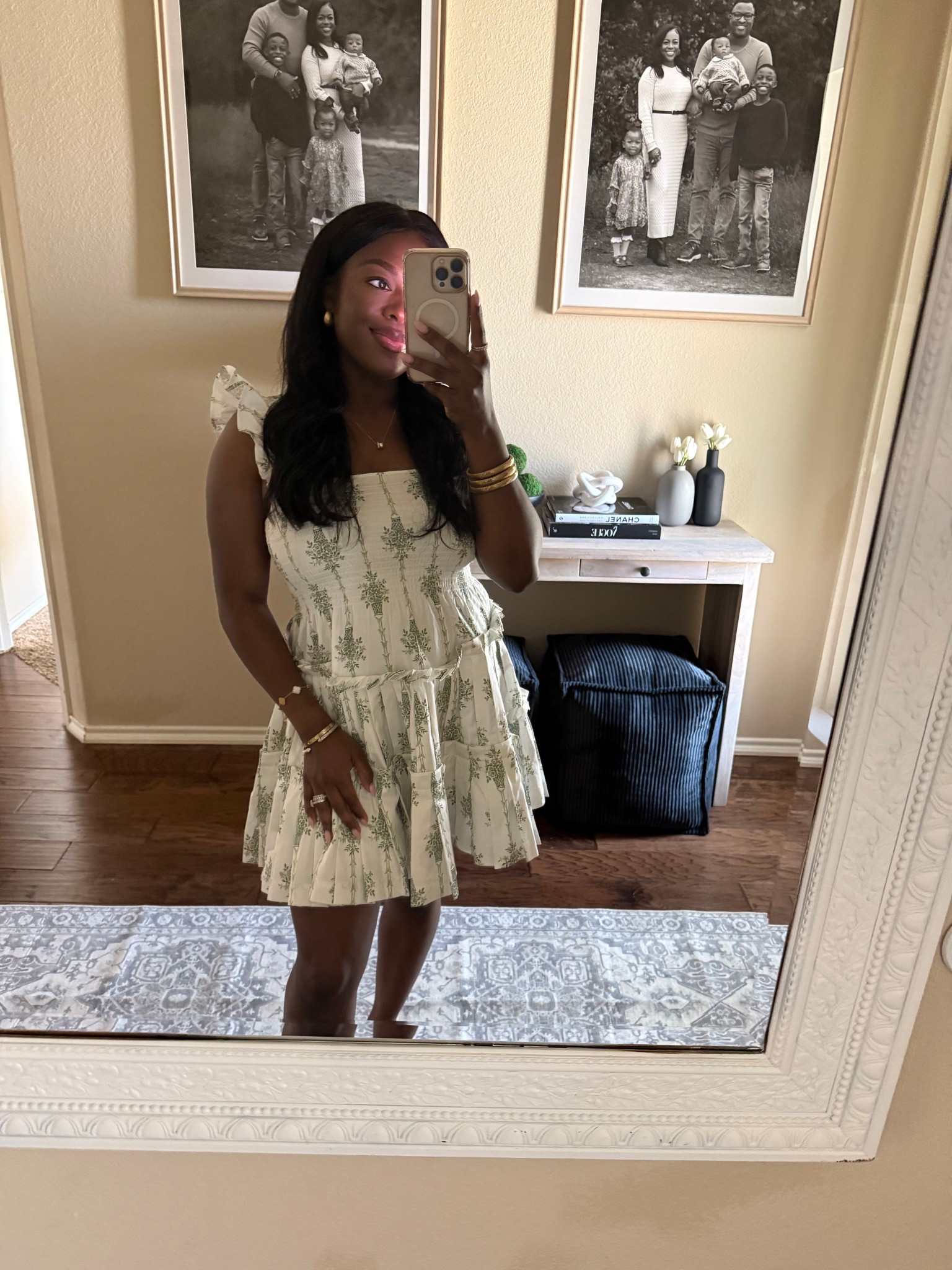 My birthday brunch dress! Love a nice cotton dress in the spring and summer! So comfy and breathable