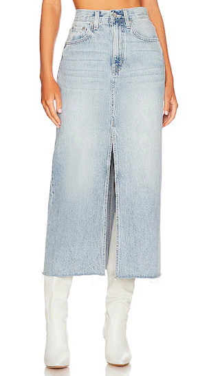 Alice High Rise Midi Skirt in Brooklyn | Revolve Clothing (Global)