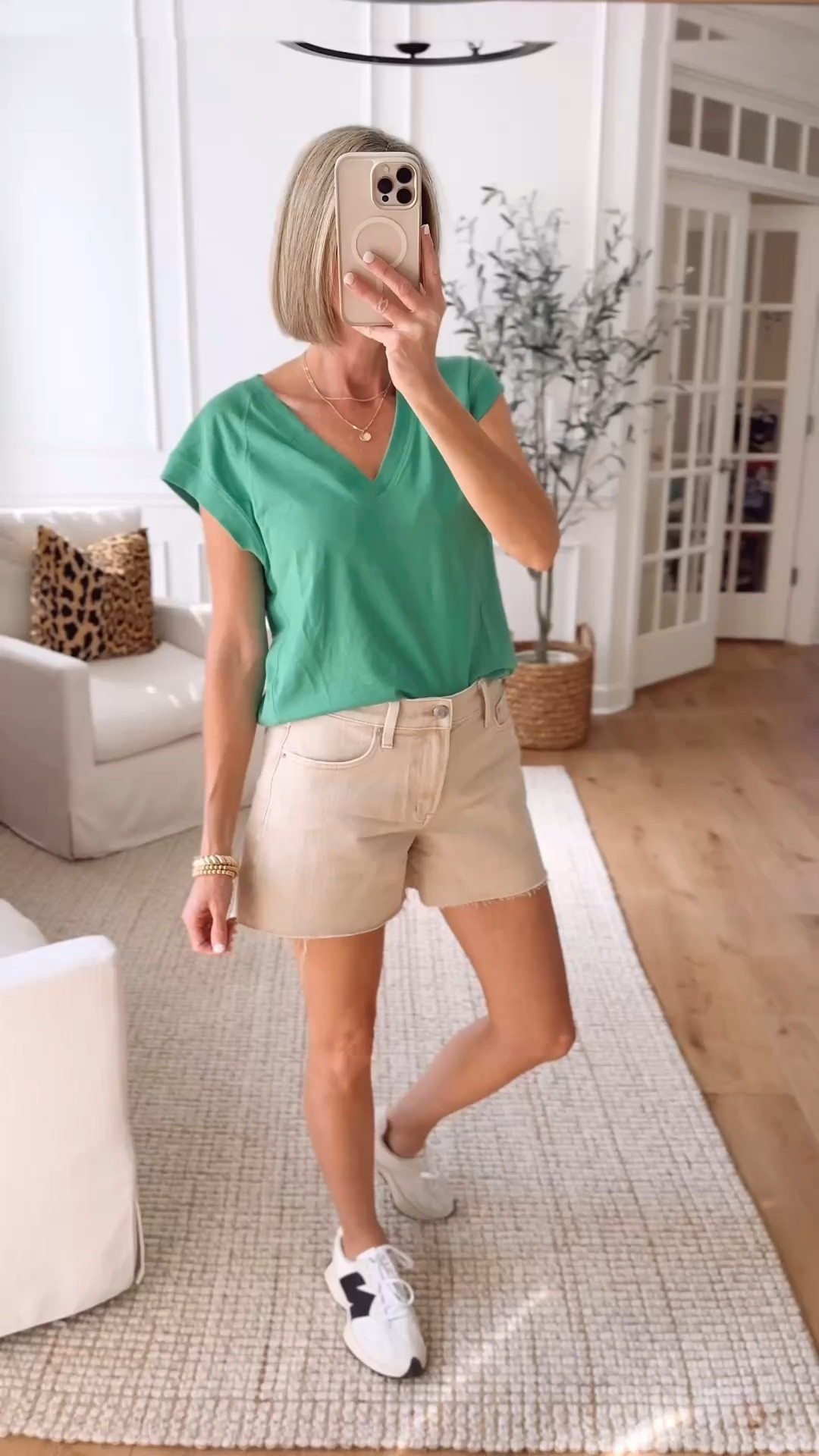 An easy, everyday tee  I know I’ll be reaching for all summer long - comes in 4 colors. Love the raw hem and relaxed fit on these cut off denim shorts  

Tee size small
Denim Shorts size 27 

Summer style 
Outfit ideas 
Shorts season 
Spring fashion 
Shorts outfit 


#LTKootd #LTKSeasonal #LTKOver40