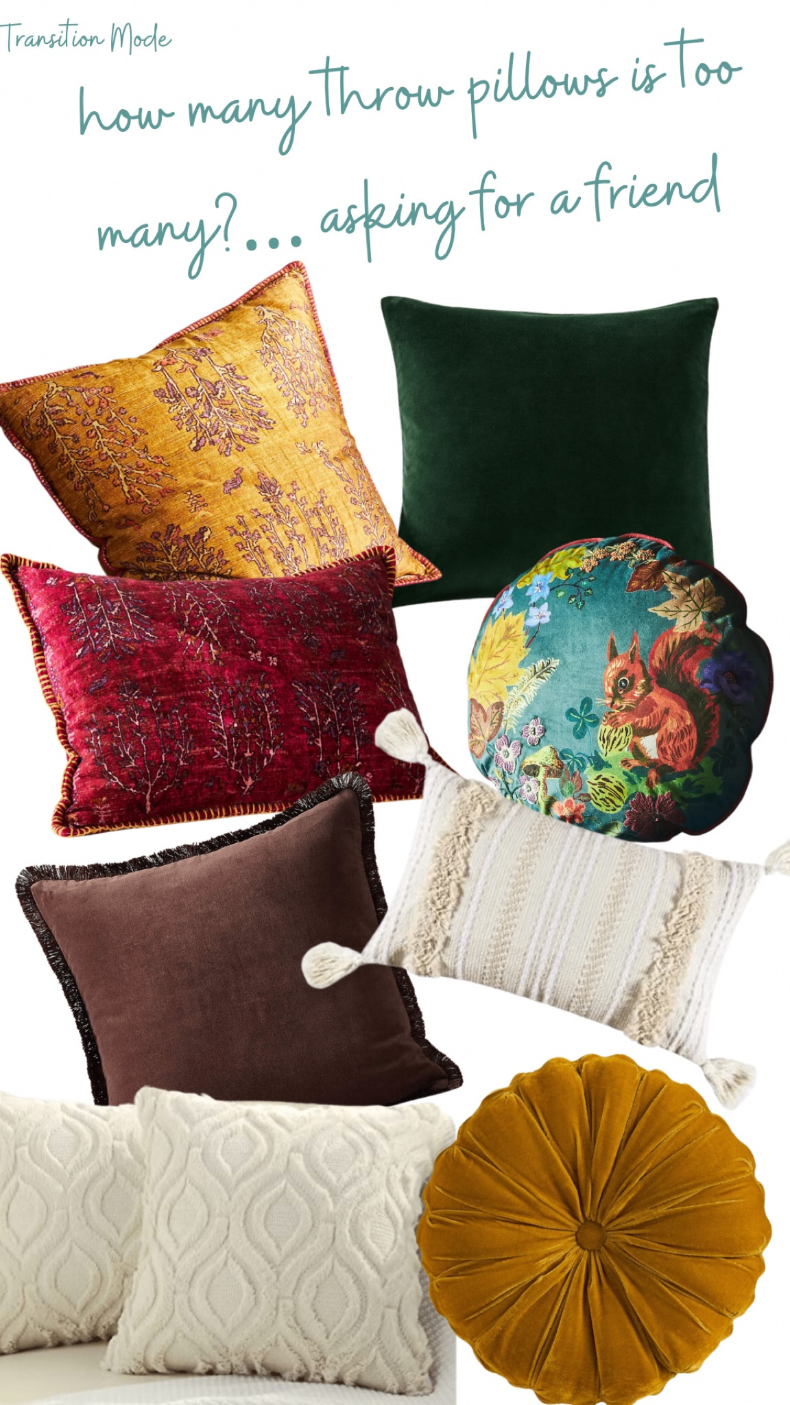 Everywhere Velvet Pillows curated on LTK