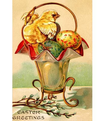 'Easter Greetings' Graphic Art | Wayfair North America