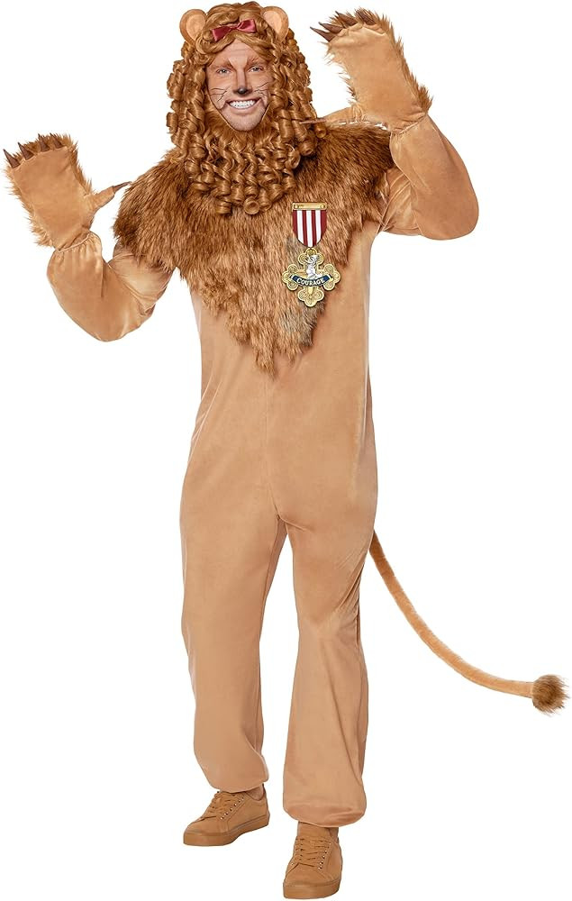 Spirit Halloween The Wizard of Oz Adult Lion Costume | Officially Licensed | Group Costume | TV a... | Amazon (US)