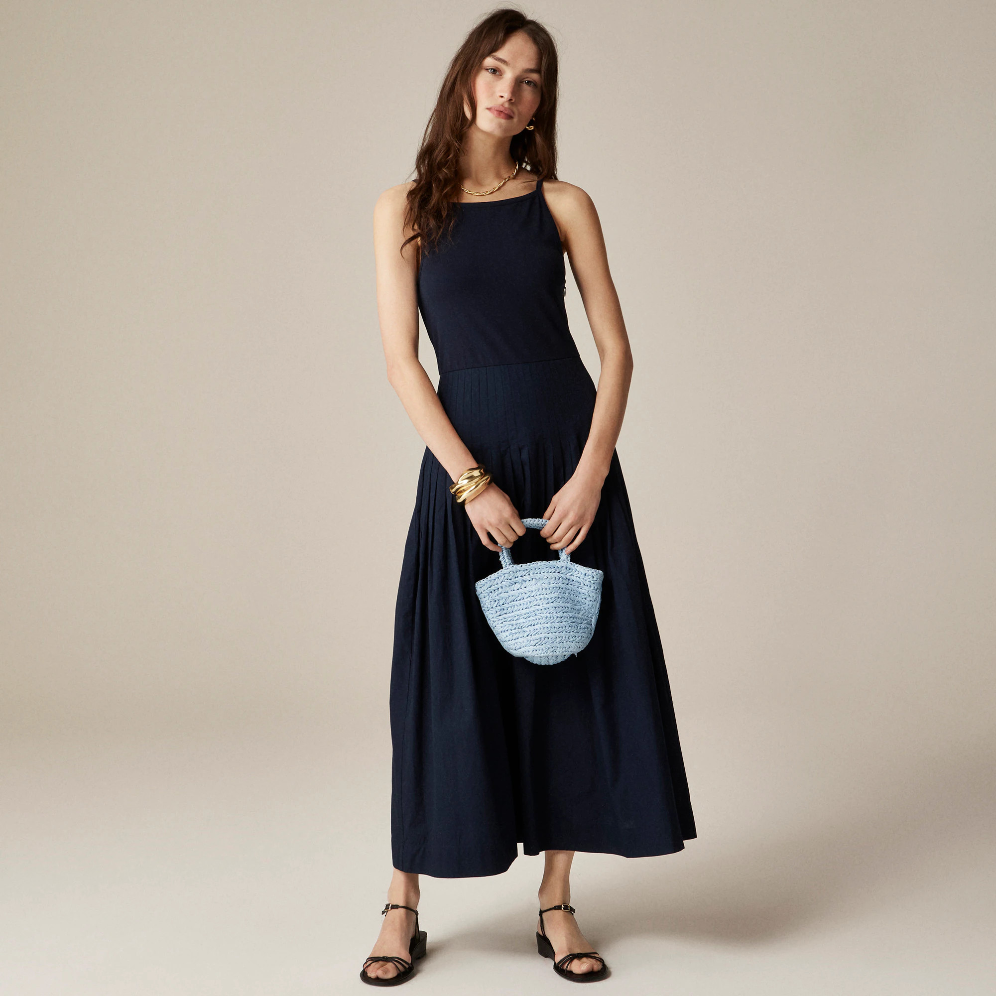Pintuck mixy dress | J. Crew US