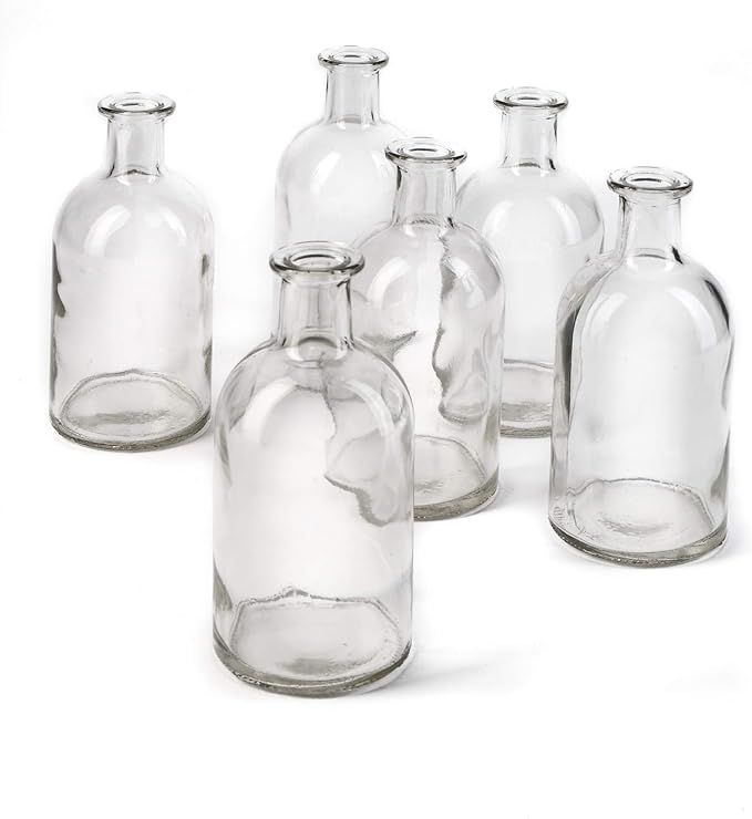 Serene Spaces Living Bud Vases, Apothecary Jars, Decorative Glass Bottles, Centerpiece for Weddin... | Amazon (US)