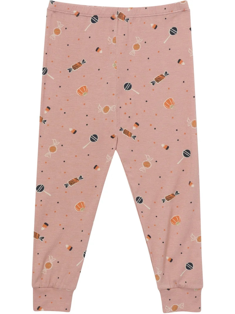 Modern Moments by Gerber Neutral Long Sleeve Halloween Pajama Set, 2-Piece, Sizes 12 Months - 5T | Walmart (US)
