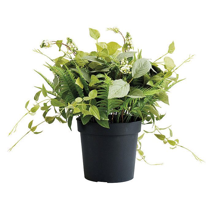 Mixed Leaf Planter Filler Artificial Flowers | Ballard Designs, Inc.