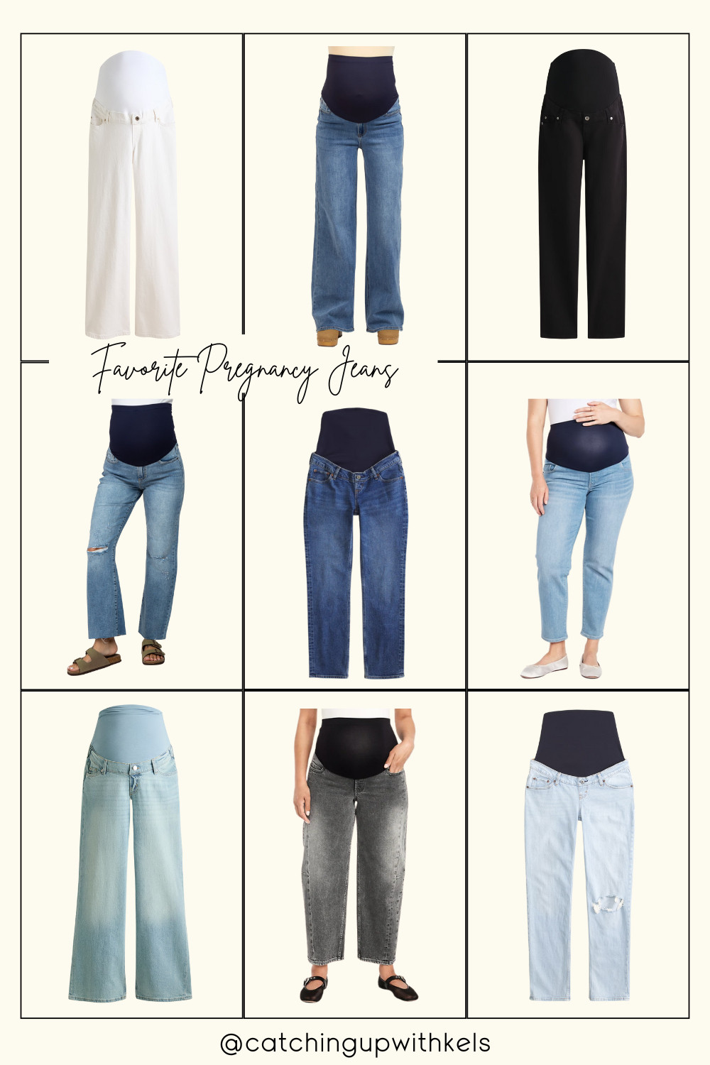 My favorite pregnancy jeans that actually fit + feel good! From everyday errands to dressed-up days, these are the pairs I keep reaching for. Linked all my tried & true maternity denim here! 

 #LTKootd #LTKmomlife #LTKSeasonal