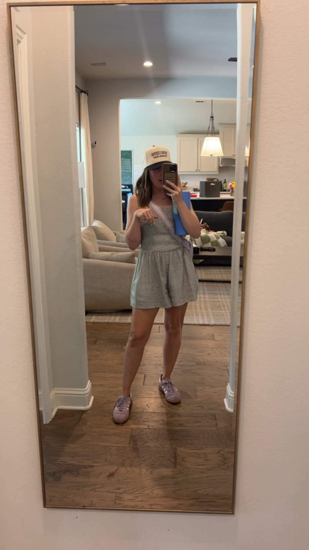 Simple smocked, striped romper! Perfect for spring and summer—simple, yet put together. 

target finds | romper | smocked 