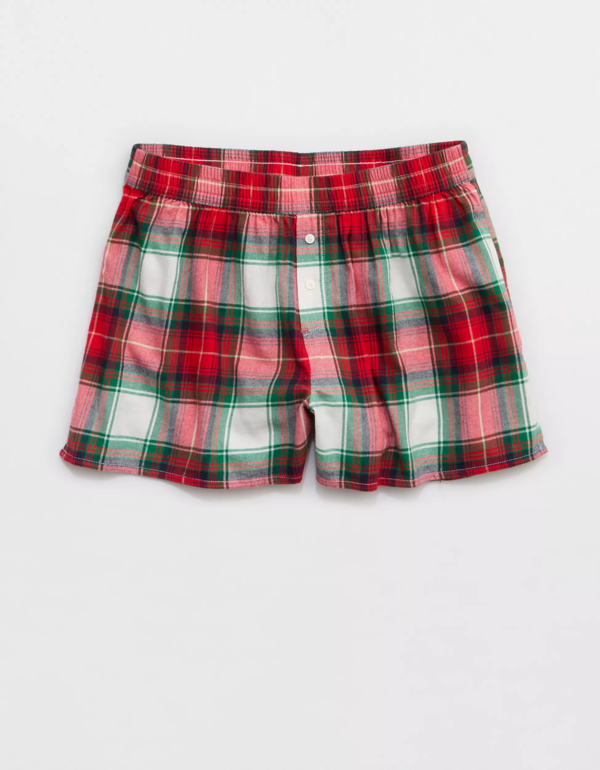 Aerie Flannel Girl Boxer | Aerie