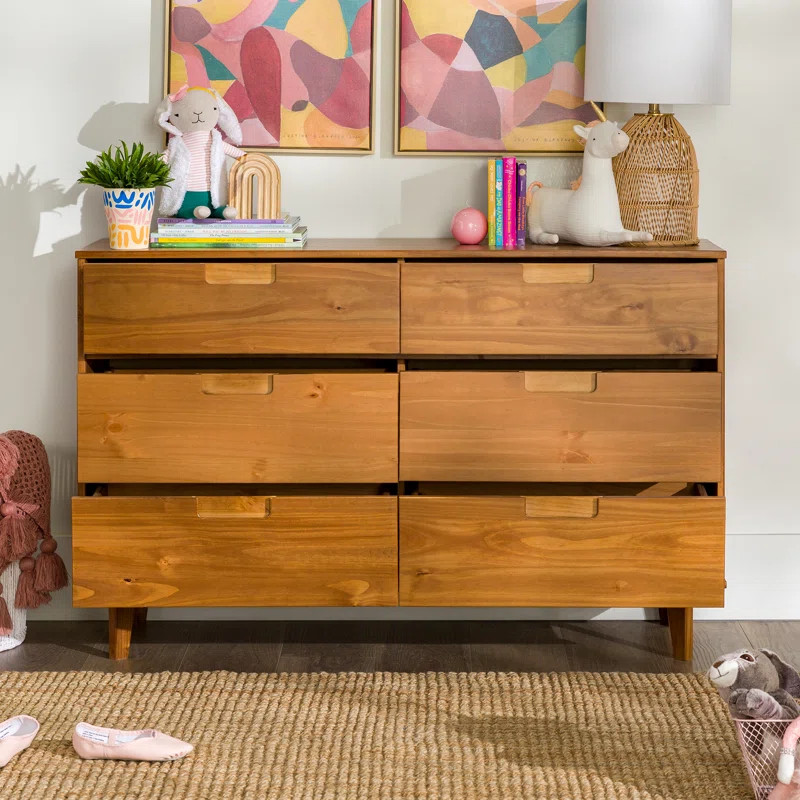 Helmick 6 Drawer 52" W Dresser | Wayfair Professional