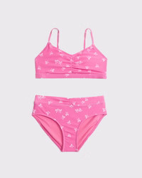 cinched triangle two-piece swimsuit | Abercrombie & Fitch (US)