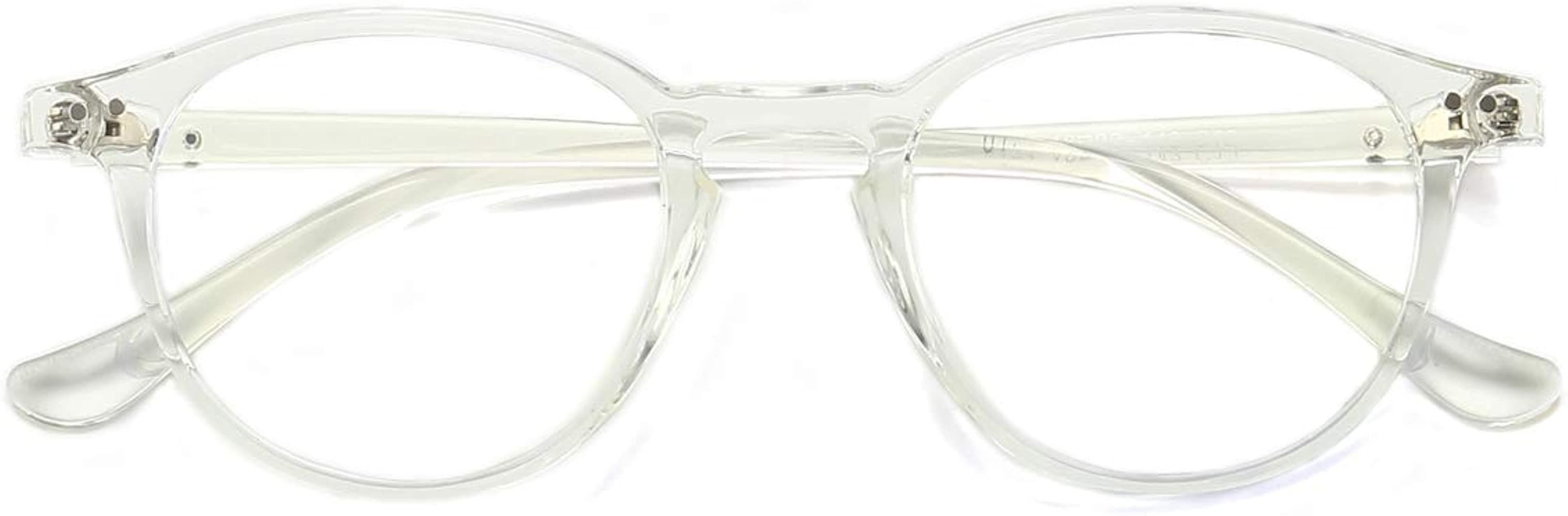 Blue Light Blocking Glasses Vintage Round Frame Eyeglasses for Women Men | Amazon (US)