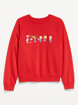 Oversized Raglan Graphic Sweatshirt | Old Navy (US)