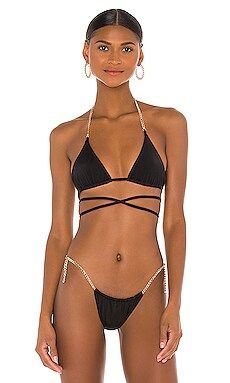 Beach Bunny Brooklyn Bikini Top in Black from Revolve.com | Revolve Clothing (Global)