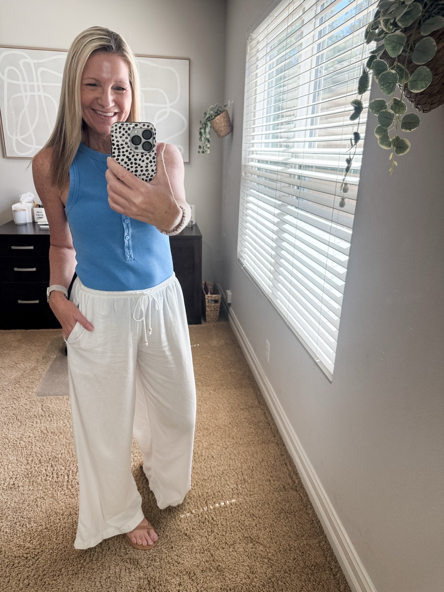 Sunday church outfit in my new henley tank from Aerie that’s currently on sale. 

My Target wide leg pants are sold out but I linked a couple other options.

#LTKootd #LTKOver40 #LTKSaleAlert