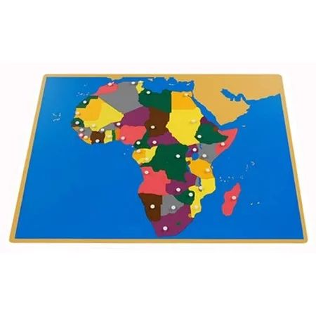 Montessori Africa Puzzle Map (Without Control maps) | Walmart (US)