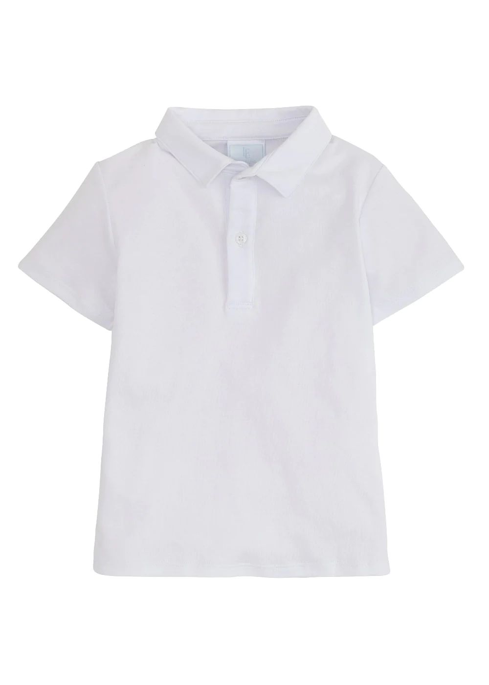 Short Sleeve Solid Polo - White | Little English