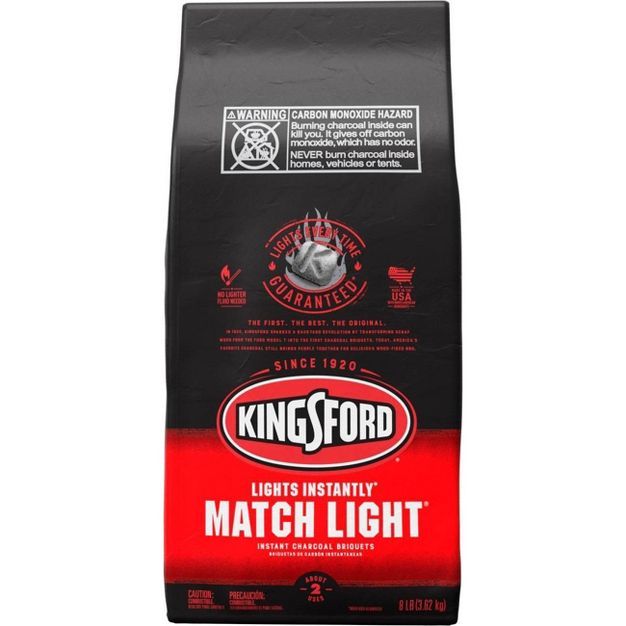 Kingsford Match Light Instant Charcoal Briquettes, BBQ Charcoal for Grilling - 8lbs | Target