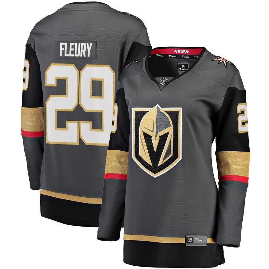 Women's Vegas Golden Knights Marc-Andre Fleury Fanatics Branded Black Home Breakaway Player Jerse... | NHL Shop