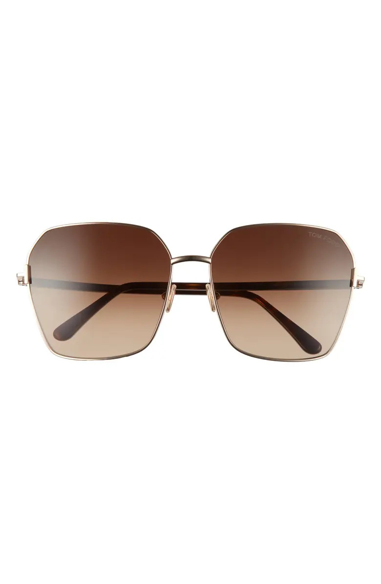 62mm Claudia Square Sunglasses | Nordstrom